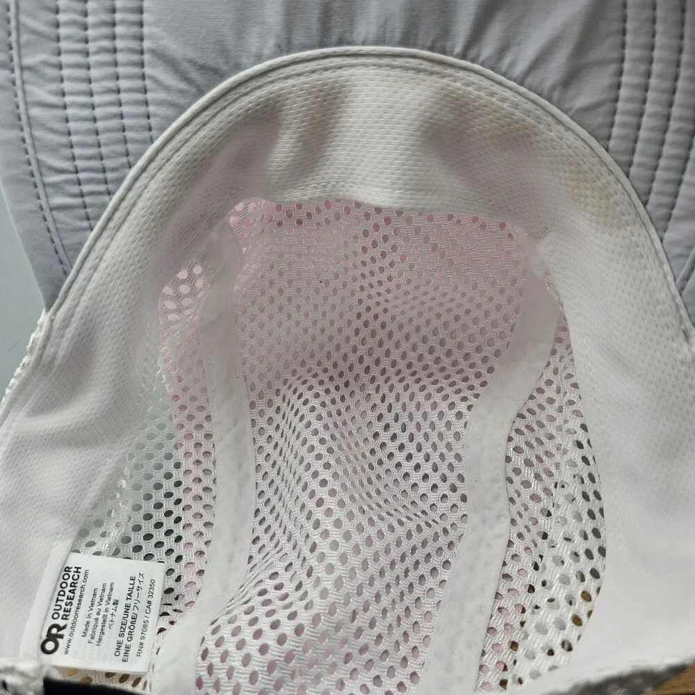 Outdoor Research Swift Cap Strap Light Pink Mesh Lightweight White Vented Hat
